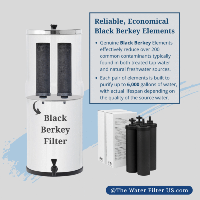 Black Berkey® Replacement Water Filters (4-Pack Bundle) - Image 3